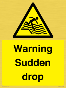 Warning Sudden drop